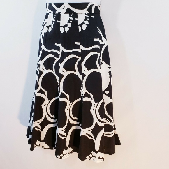 GRACE ELEMENTS Womens‎ Skirt Size 4 Black White Cot - Picture 8 of 8